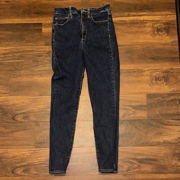 Gap Sky High Universal Jegging in Size 8 (Dark Indigo) - Picture 4 of 8